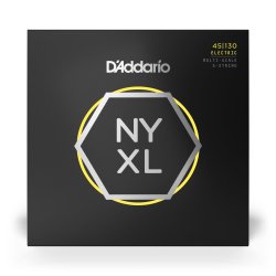 D'Addario NYXL45130MS, 045 - 130 5-str./37'' Super Long